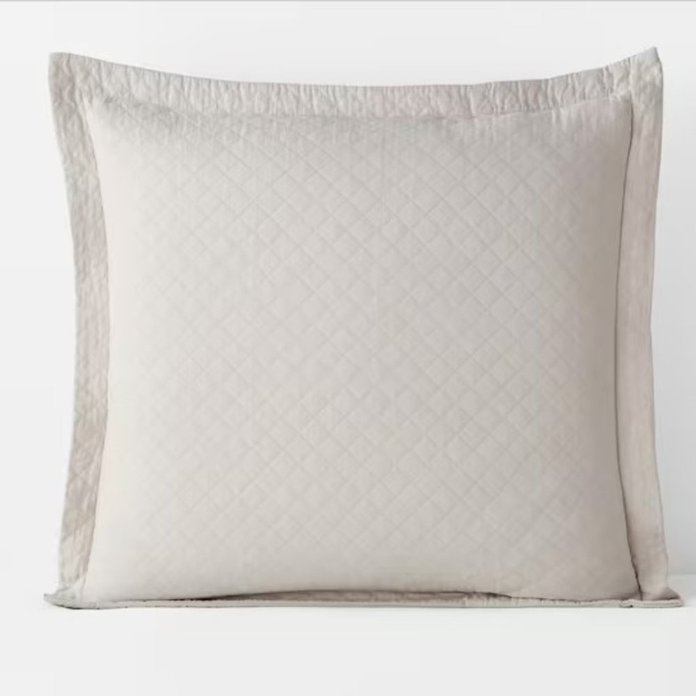 The Company Store Legends Hotel Norfolk Egyptian Cotton Sateen Sham-Euro